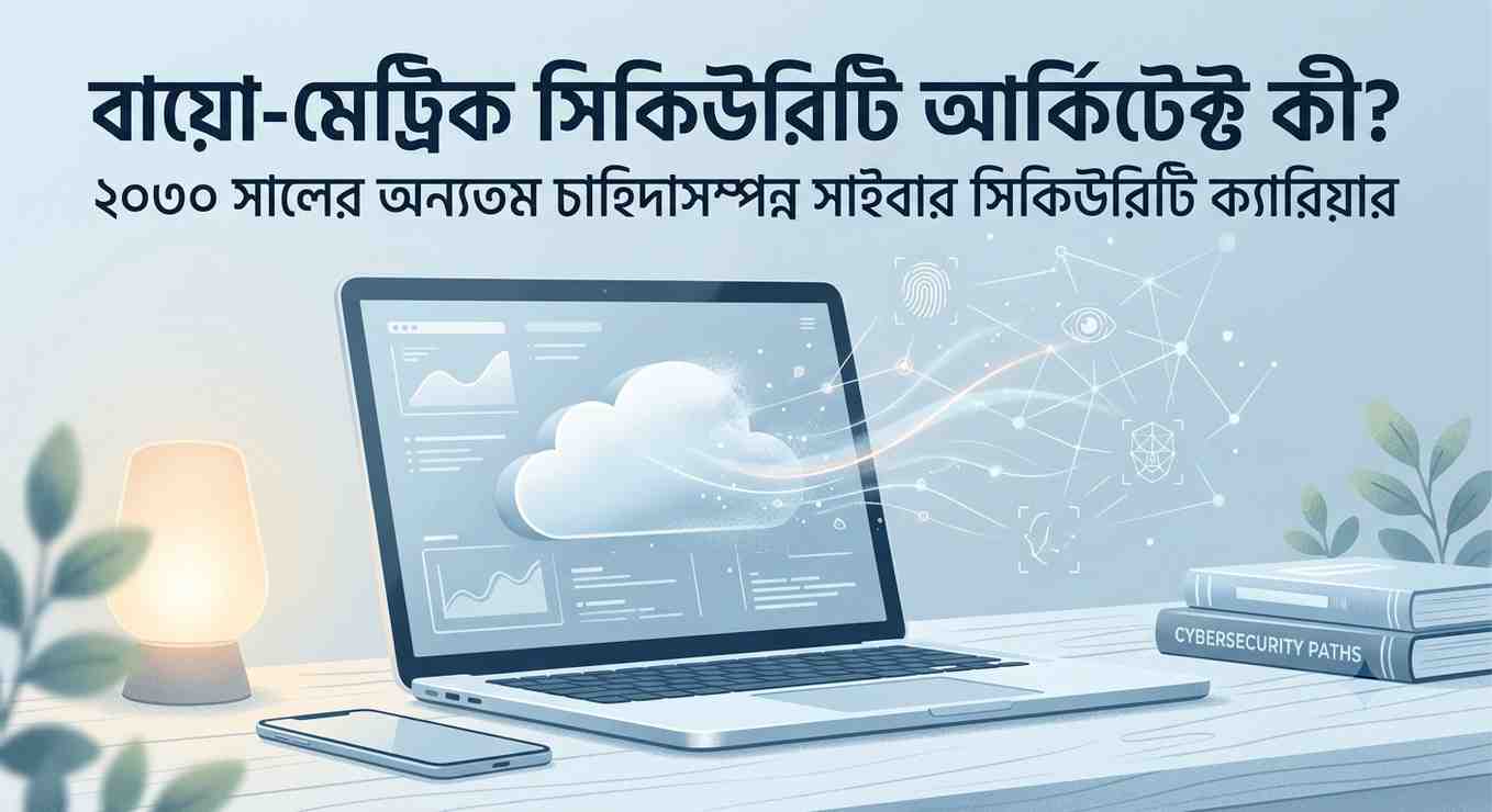 বায়ো-মেট্রিক সিকিউরিটি আর্কিটেক্ট হিসেবে ক্যারিয়ার গড়ার আধুনিক সুযোগ এবং ডিজিটাল নিরাপত্তার ভবিষ্যত।