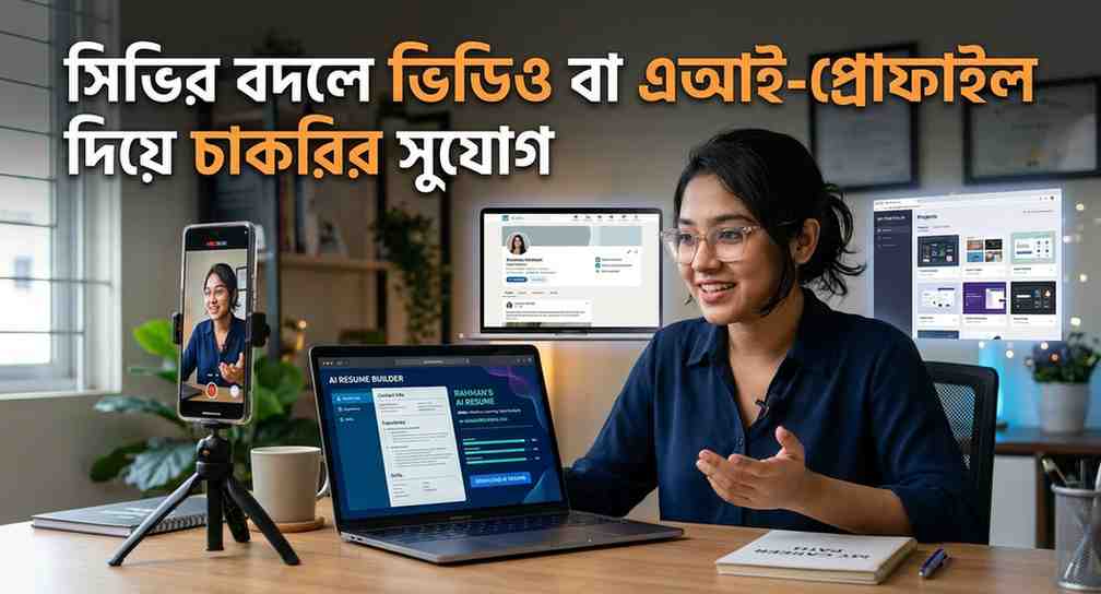 Personal Branding, Video CV ও AI Resume দিয়ে চাকরি পাওয়ার আধুনিক গাইড