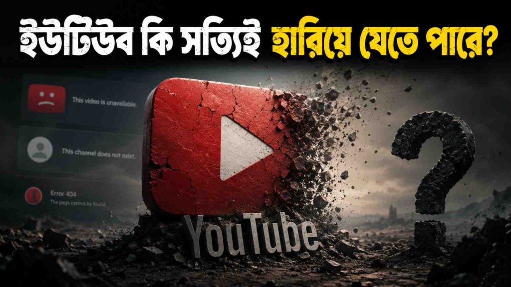 ইউটিউব কি সত্যিই হারিয়ে যেতে পারে?