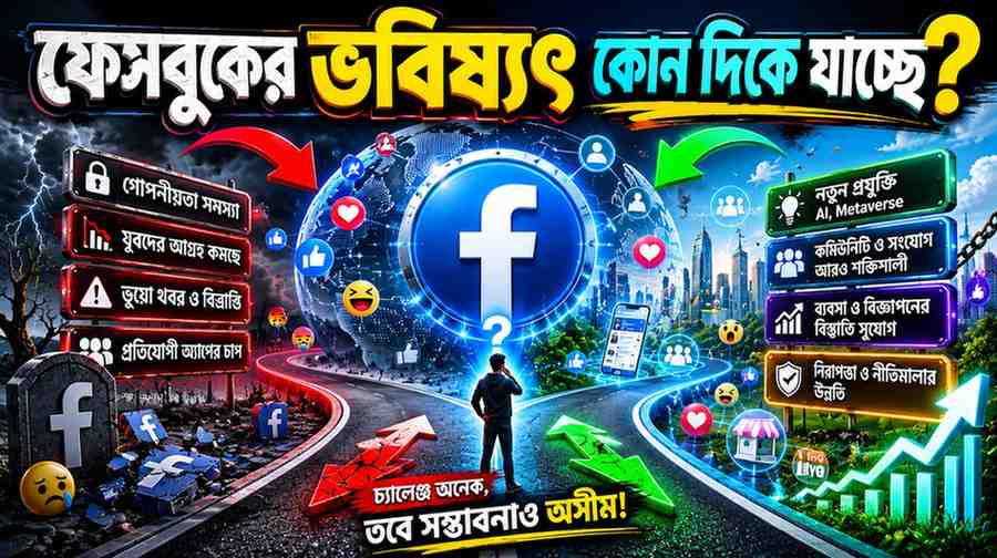 ফেসবুকের ভবিষ্যৎ কোন দিকে যাচ্ছে